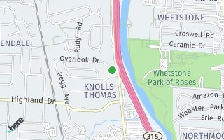 Map of 4033 Olentangy River Rd, Columbus, OH 43214, USA
