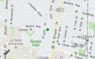 Map of 1512 Nedro Avenue, #B, Philadelphia, PA 19141, USA