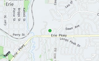 Map of 350 Dusk Place, Erie, CO 80516, USA