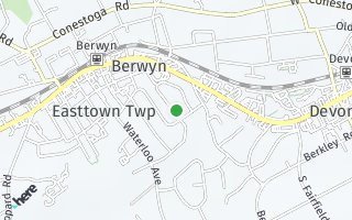 Map of 51 Midland Ave, Berwyn, PA 19312, USA