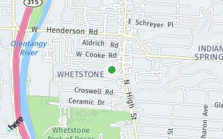 Map of 47 Deland Ave, Columbus, OH 43214, USA
