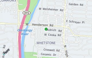 Map of 4386 Aldrich Place, Columbus, OH 43214, USA