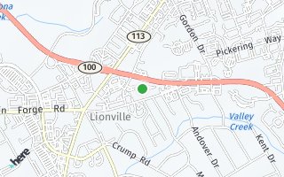 Map of 80  W Welsh Pool Road Suite 101 S, Exton, PA 19341, USA