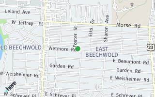 Map of 212  Wetmore Road, Columbus, OH 43214, USA