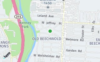 Map of 134 W. Beechwold Blvd., Columbus, OH 43214, USA