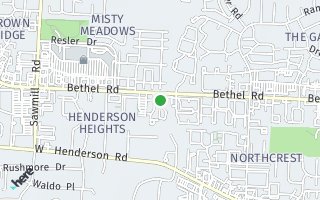 Map of 5302  Timberline, Columbus, OH 43220, USA