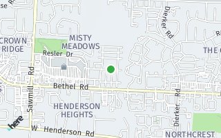 Map of 2512 Gardenia Drive 73C, Columbus, OH 43235, USA