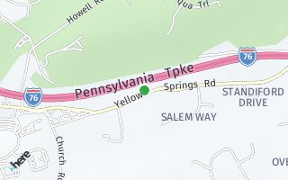 Map of 2185 Yellow Springs Road, Malvern, PA 19355, USA