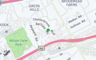 Map of 207 Chase Road, Chesterbrook, PA 19087, USA