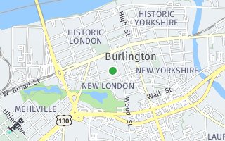 Map of 120  Juniper St, Burlington, NJ 08016, USA