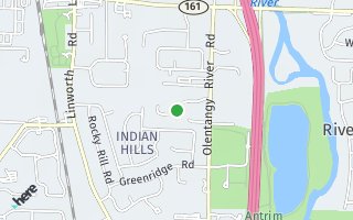 Map of 886 Clayton Drive, Worthington, OH 43085, USA