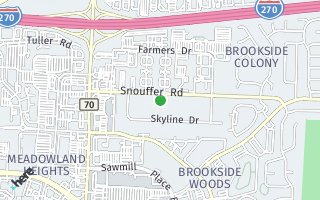 Map of 3627 Snouffer Rd, Columbus, OH 43235, USA