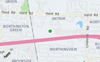 Map of 1361 Harran Ave, Columbus, OH 43235, USA