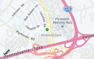 Map of 502 Launfall Road, Plymouth Meeting, PA 19462, USA