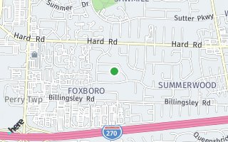 Map of 2420 Sanford Dr, Columbus, OH 43235, USA