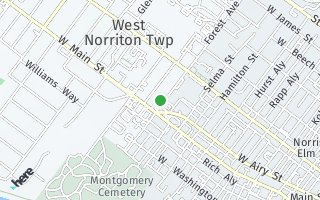 Map of 395 N. Forrest Avenue, Norristown, PA 19403, USA