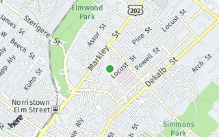Map of 125 West Wood, Norristown, PA 19401, USA
