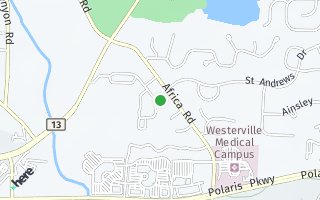 Map of 7589 Red Maple Place, Westerville, OH 43082, USA