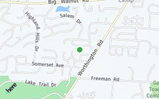 Map of 5894 Shadow Creek Dr, Westerville, OH 43082, USA
