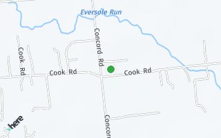 Map of 7220 Cook Rd, Powell, OH 43065, USA
