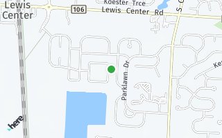 Map of 2175 Beaumont St, Lewis Center, OH 43035, USA