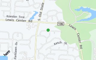 Map of 5768 Rocky Shore Dr, Lewis Center, OH 43035, USA