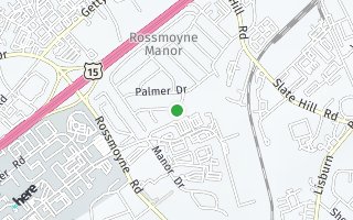 Map of 10 Nottingham Road, Camp Hill, PA 17011, USA