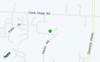 Map of 5622 Jessica Ln W, Powell, OH 43065, USA