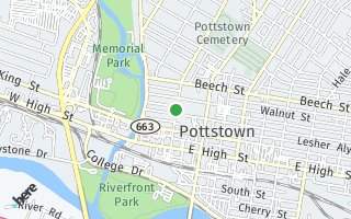 Map of 107 N. York Street, # 1, Pottstown, PA 19464, USA