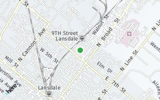 Map of 724 Walnut Street, Lansdale, PA 19446, USA