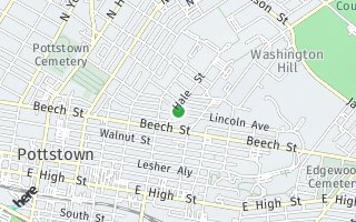 Map of 537 Lincoln Avenue, Pottstown, PA 19464, USA