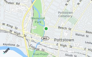 Map of 160 Manatawny Street, Pottstown, PA 19464, USA