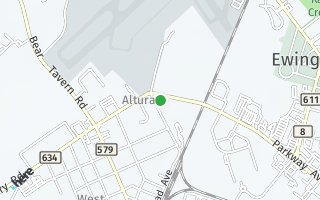 Map of 1569  Parkway Avenue #D-E, Ewing, NJ 08628, USA