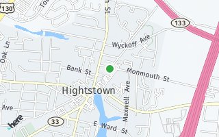 Map of 130  Monmouth St, Hightstown, NJ 08520, USA