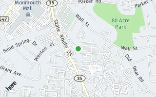 Map of 310 Adams St, Eatontown, NJ 07724, USA