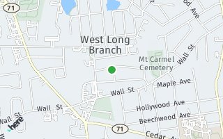 Map of 1 Virginia Ter, West Long Branch, NJ 07764, USA