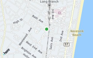 Map of 377-378 Indiana Avenue, Long Branch, NJ 07740, USA