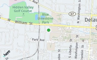 Map of 38 Montrose Ave, Delaware, OH 43015, USA
