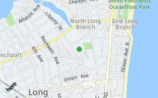 Map of 16 Ellis Ave Ocean Avenue, Long Branch, NJ 07740, USA