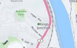 Map of 125 George Street, Mingo Junction, OH 43938, USA
