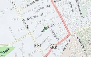 Map of 118 York Drive, Princeton, NJ 08540, USA
