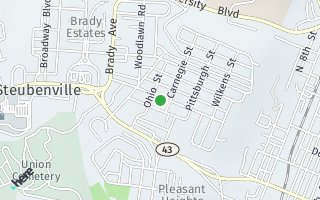 Map of 1420 Ridge Avenue, Steubenville, OH 43952, USA