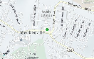 Map of 509 S. 4th Street 1st Floor Apartment, Steubenville, OH 43952, USA