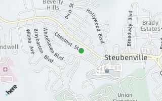 Map of 2339 Chestnut Street, Steubenville, OH 43952, USA