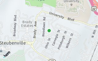 Map of 712 Kendall, Steubenville, OH 43953, USA