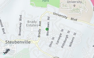 Map of 713 Woodlawn Road, Steubenville, OH 43952, USA