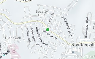 Map of 2518 Sunset Apt #9, Steubenville, OH 43952, USA