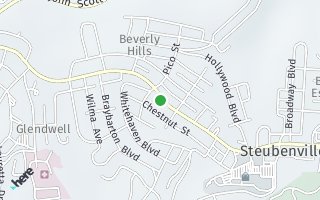 Map of 2516 Sunset Blvd Apt 2, Steubenville, OH 43952, USA