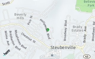 Map of 2250 Cherry Avenue, Steubenville, OH 43952, USA