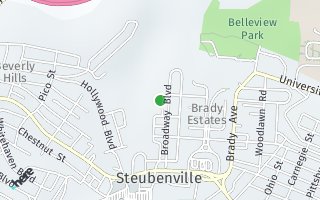 Map of 837 Jeanette Ave, Steubenville, OH 43952, USA